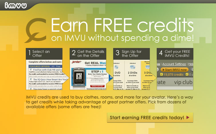 Earn credits without spending a dime! Take advantage of great offers from our partners.
